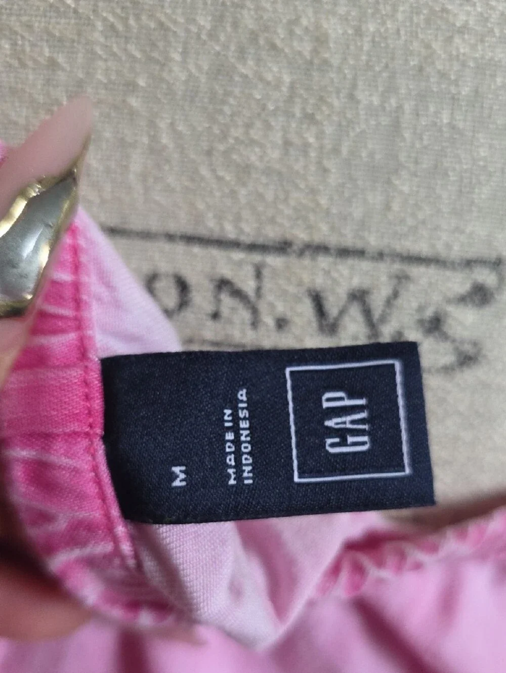 GAP- Pink Denim Dress - Picture 4 of 6